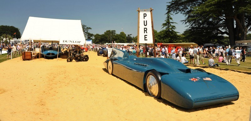 Bluebird V and Bluebird CN7 Reunited and Viewable by Public at Beaulieu National Motor Museum 1