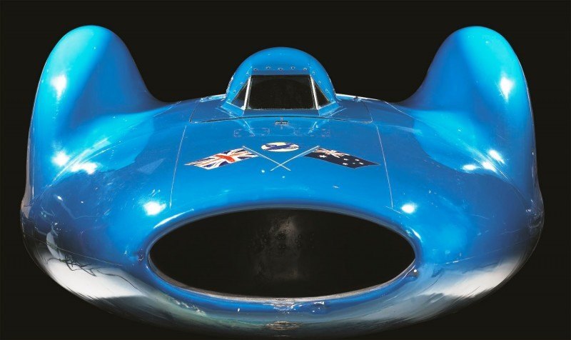 Bluebird V and Bluebird CN7 Reunited and Viewable by Public at Beaulieu National Motor Museum 19