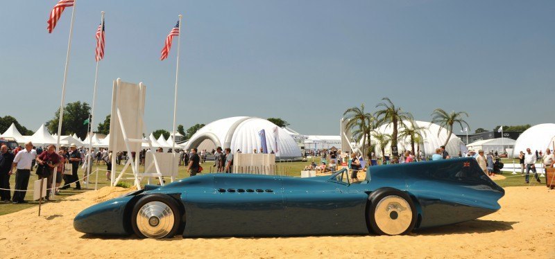 Bluebird V and Bluebird CN7 Reunited and Viewable by Public at Beaulieu National Motor Museum 2