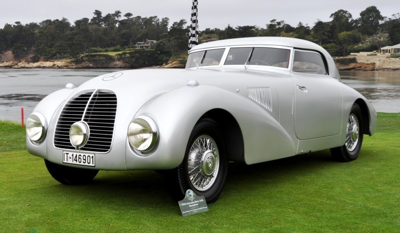 Car-Revs-Daily.com 1938 Mercedes-Benz 540K Streamliner is One-Off Coupe With Wrap-Around Glass and Aero-Smooth Design 10