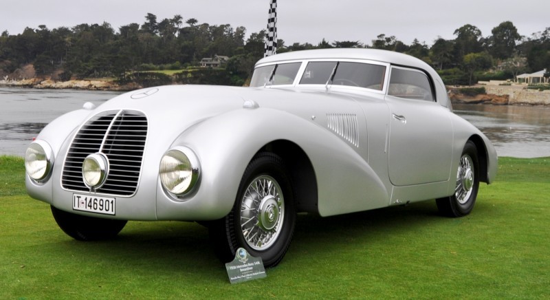Car-Revs-Daily.com 1938 Mercedes-Benz 540K Streamliner is One-Off Coupe With Wrap-Around Glass and Aero-Smooth Design 11