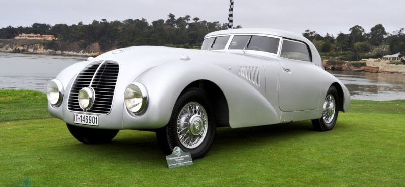 Car-Revs-Daily.com 1938 Mercedes-Benz 540K Streamliner is One-Off Coupe With Wrap-Around Glass and Aero-Smooth Design 13