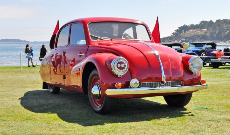 Car-Revs-Daily.com 1938 Tatra T97 Aerodynamic Sedan at Pebble Beach 2014 Concours 17