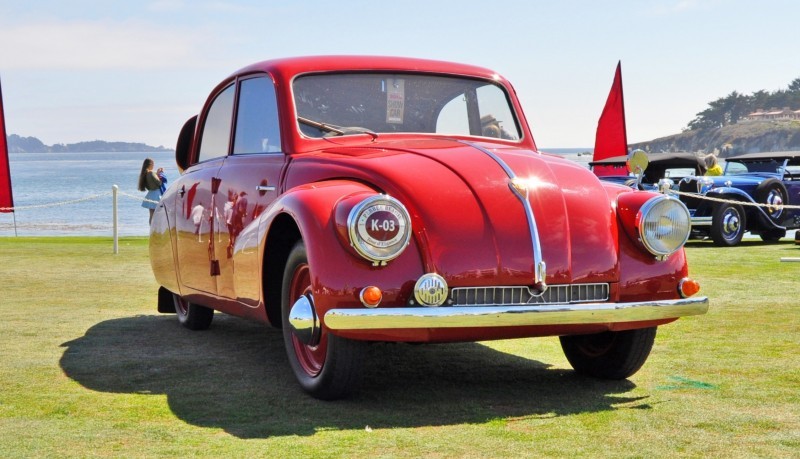 Car-Revs-Daily.com 1938 Tatra T97 Aerodynamic Sedan at Pebble Beach 2014 Concours 18