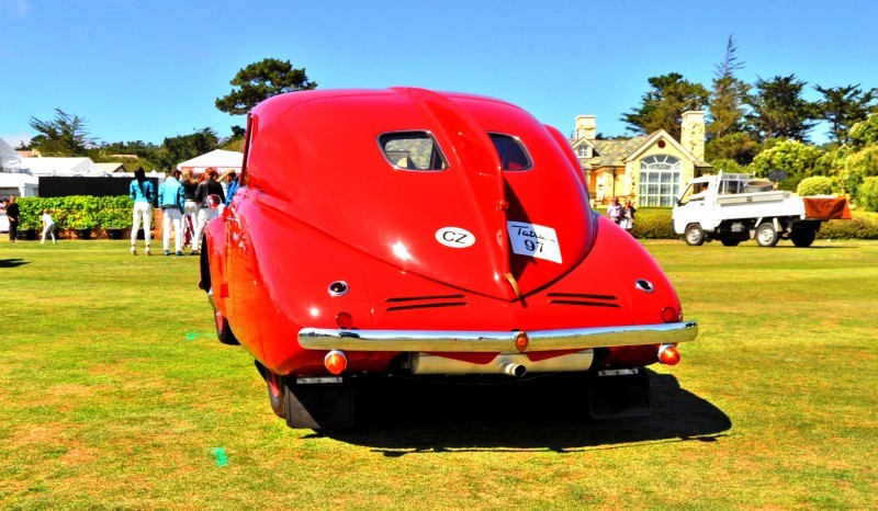 Car-Revs-Daily.com 1938 Tatra T97 Aerodynamic Sedan at Pebble Beach 2014 Concours 25