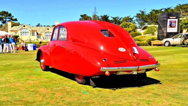 Car-Revs-Daily.com 1938 Tatra T97 Aerodynamic Sedan at Pebble Beach 2014 Concours 27