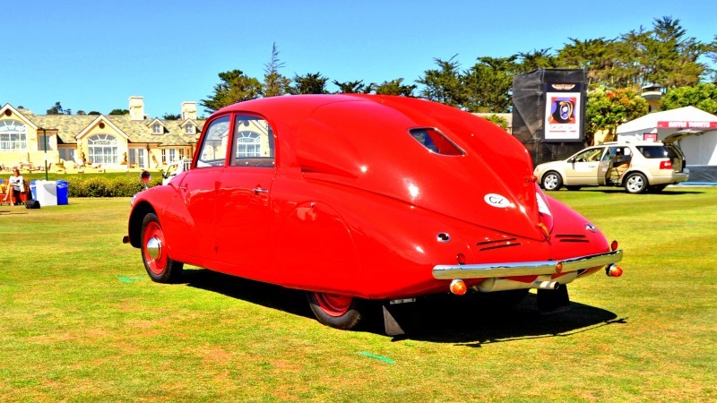 Car-Revs-Daily.com 1938 Tatra T97 Aerodynamic Sedan at Pebble Beach 2014 Concours 28