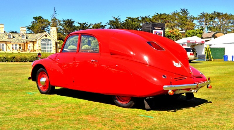 Car-Revs-Daily.com 1938 Tatra T97 Aerodynamic Sedan at Pebble Beach 2014 Concours 30