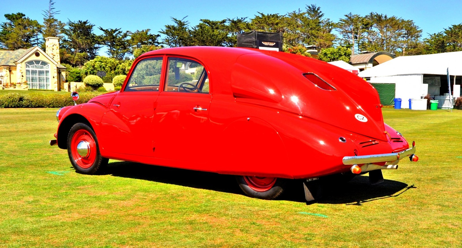 com 1938 tatra t97 aerodynamic sedan at pebble beach 2014