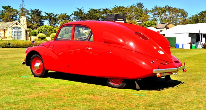 Car-Revs-Daily.com 1938 Tatra T97 Aerodynamic Sedan at Pebble Beach 2014 Concours 31