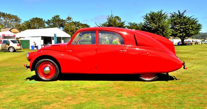 Car-Revs-Daily.com 1938 Tatra T97 Aerodynamic Sedan at Pebble Beach 2014 Concours 39