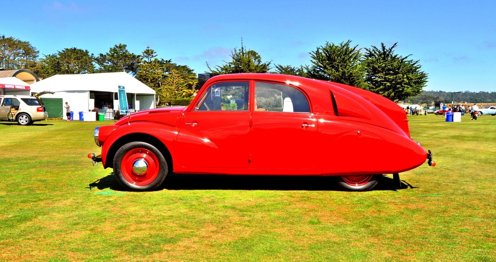 com 1938 tatra t97 aerodynamic sedan at pebble beach 2014