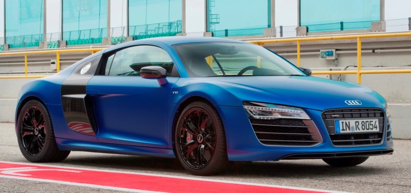 Car-Revs-Daily.com 2014 AUDI R8 V10 Plus in Sepang Matte Metallic Blue 1