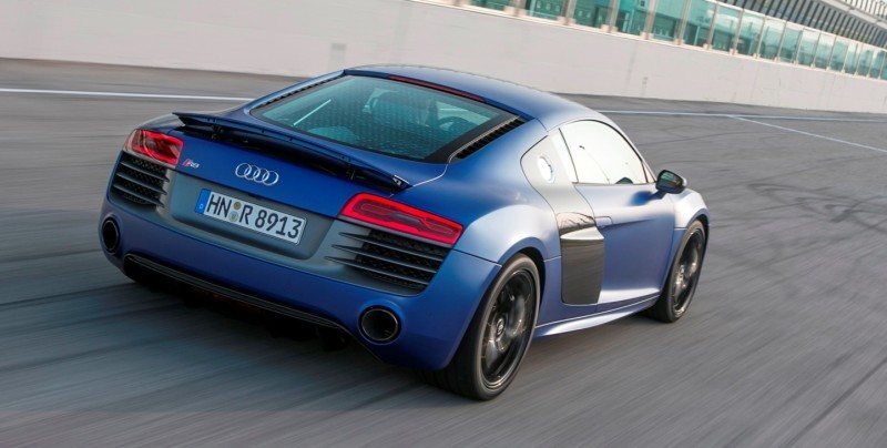 Car-Revs-Daily.com 2014 AUDI R8 V10 Plus in Sepang Matte Metallic Blue 14