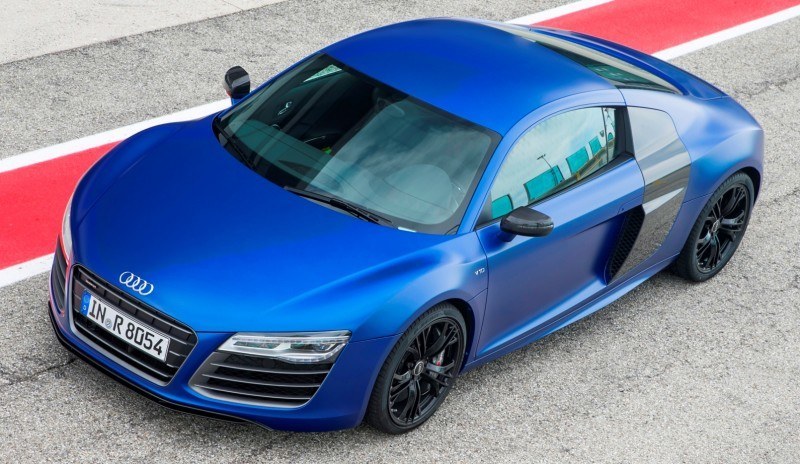 Car-Revs-Daily.com 2014 AUDI R8 V10 Plus in Sepang Matte Metallic Blue 22