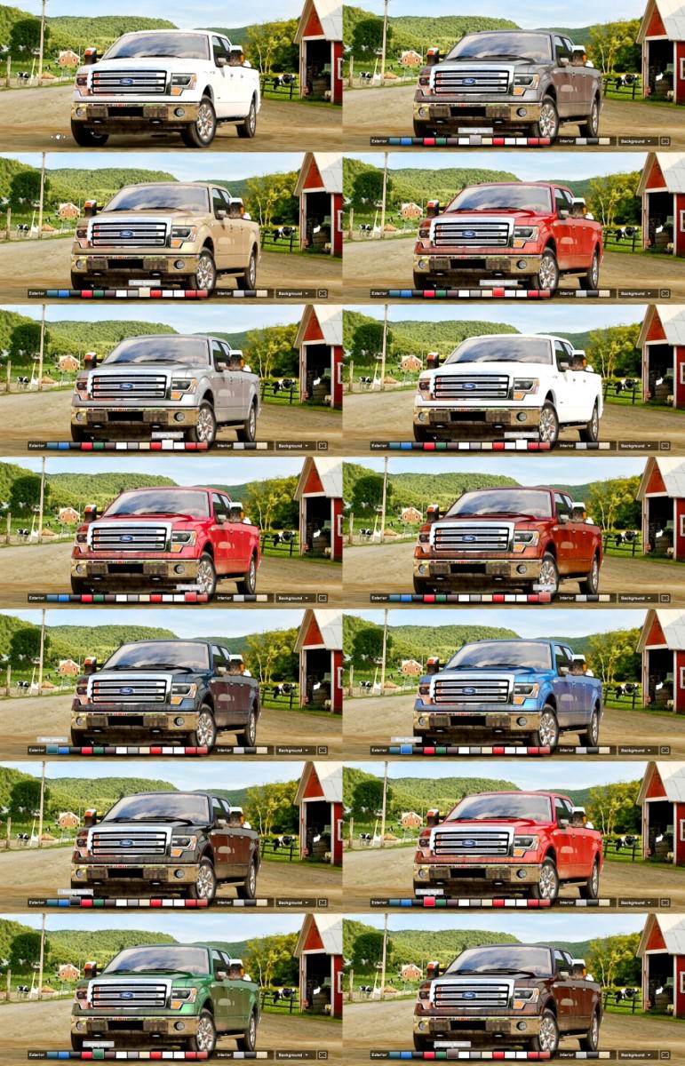 Car-Revs-Daily.com 2014 FORD F-150 COLORS 2-tile