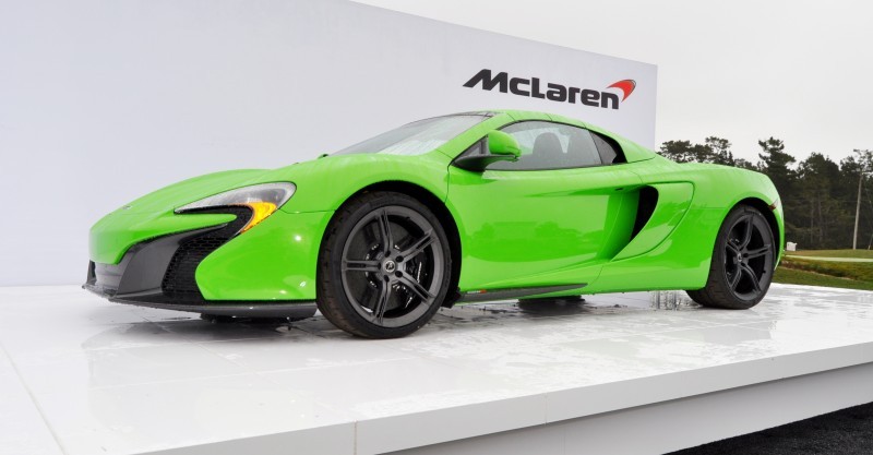 Car-Revs-Daily.com 2014 McLaren 650S Spider MANTIS GREEN Pebble Beach 3