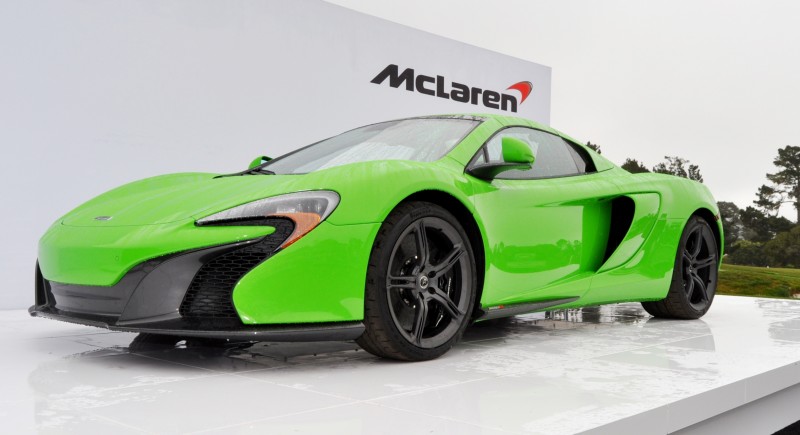 Car-Revs-Daily.com 2014 McLaren 650S Spider MANTIS GREEN Pebble Beach 5