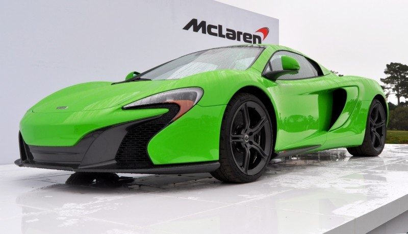 Car-Revs-Daily.com 2014 McLaren 650S Spider MANTIS GREEN Pebble Beach 6