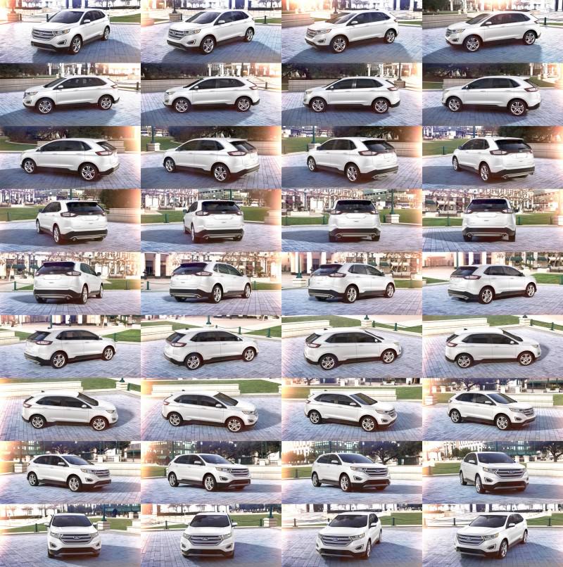 Car-Revs-Daily.com 2015 Ford Edge - Oxford White 1