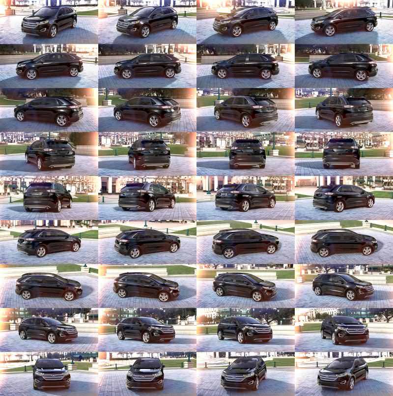 Car-Revs-Daily.com 2015 Ford Edge - Tuxedo Black 1
