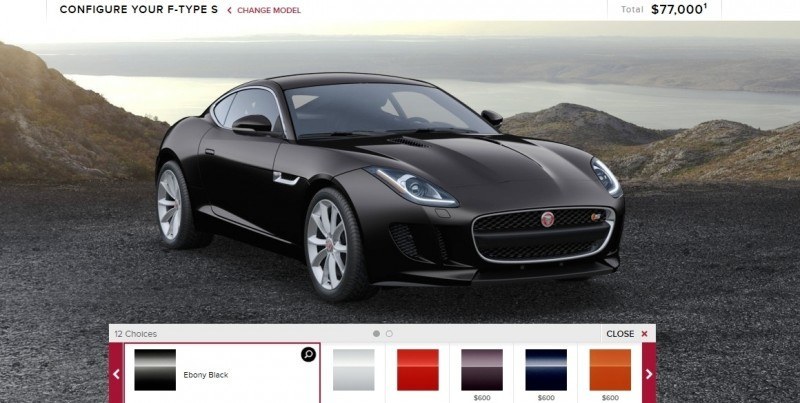 Car-Revs-Daily.com 2015 JAGUAR F-Type S Coupe - Options, Exteriors and Interior Colors Detailed1