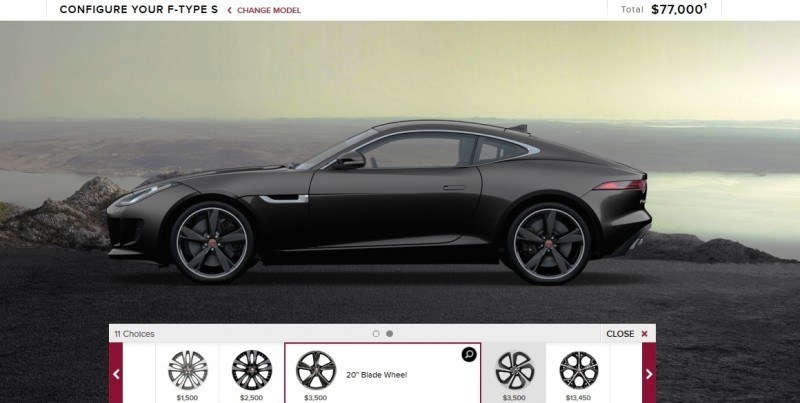 Car-Revs-Daily.com 2015 JAGUAR F-Type S Coupe - Options, Exteriors and Interior Colors Detailed12