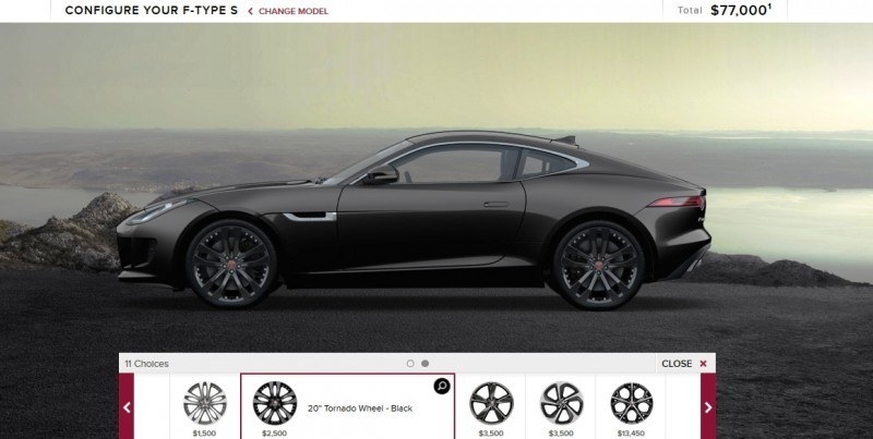 Car-Revs-Daily.com 2015 JAGUAR F-Type S Coupe - Options, Exteriors and Interior Colors Detailed17