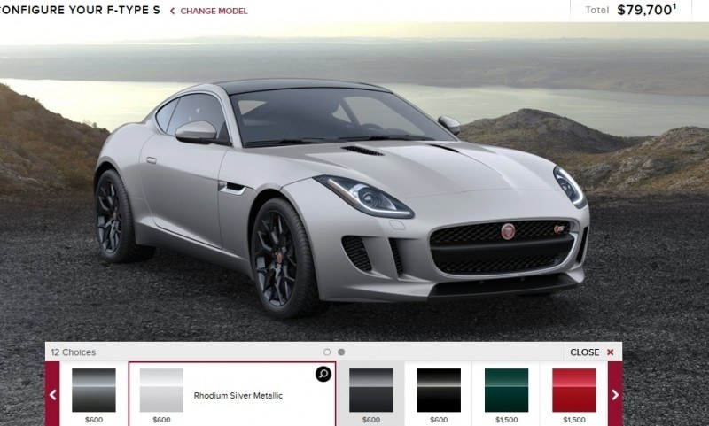 Car-Revs-Daily.com 2015 JAGUAR F-Type S Coupe - Options, Exteriors and Interior Colors Detailed24