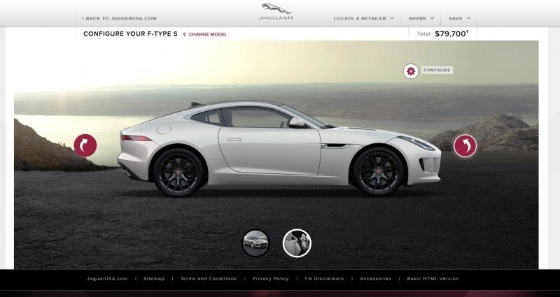 Car-Revs-Daily.com 2015 JAGUAR F-Type S Coupe - Options, Exteriors and Interior Colors Detailed47