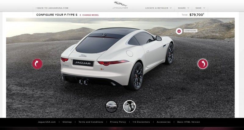 Car-Revs-Daily.com 2015 JAGUAR F-Type S Coupe - Options, Exteriors and Interior Colors Detailed48