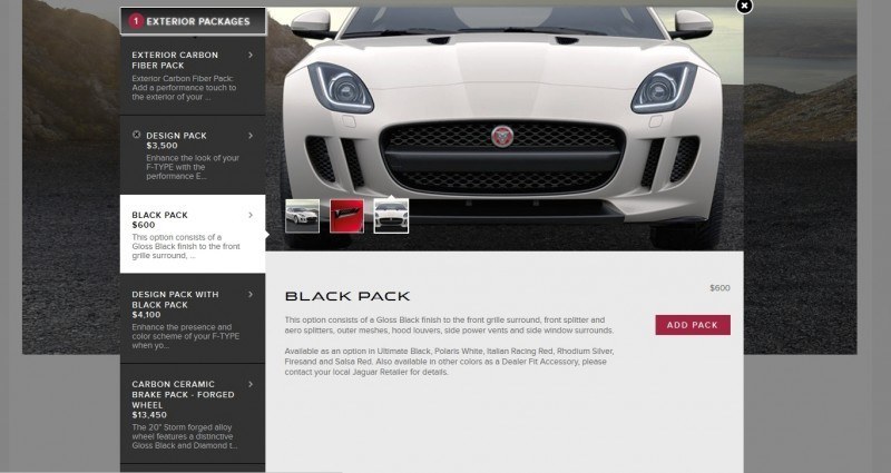 Car-Revs-Daily.com 2015 JAGUAR F-Type S Coupe - Options, Exteriors and Interior Colors Detailed64