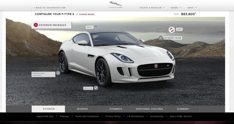 Car-Revs-Daily.com 2015 JAGUAR F-Type S Coupe - Options, Exteriors and Interior Colors Detailed66