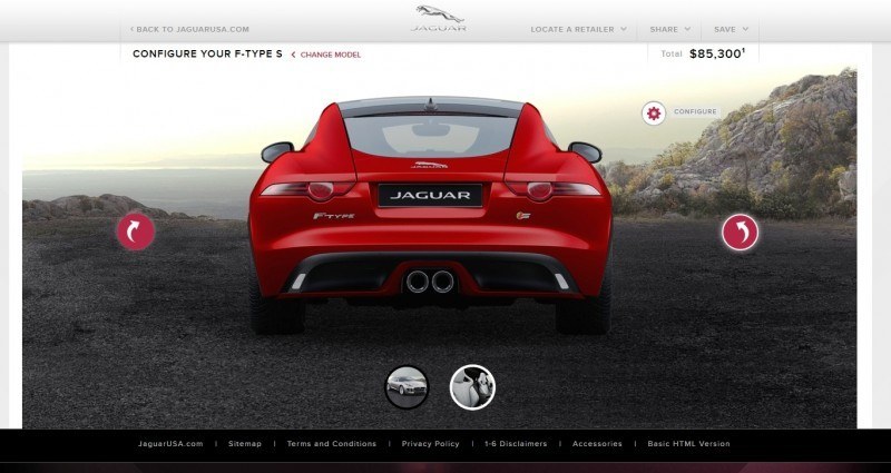 Car-Revs-Daily.com 2015 JAGUAR F-Type S Coupe - Options, Exteriors and Interior Colors Detailed71