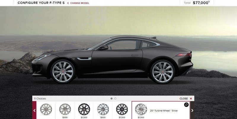 Car-Revs-Daily.com 2015 JAGUAR F-Type S Coupe - Options, Exteriors and Interior Colors Detailed9