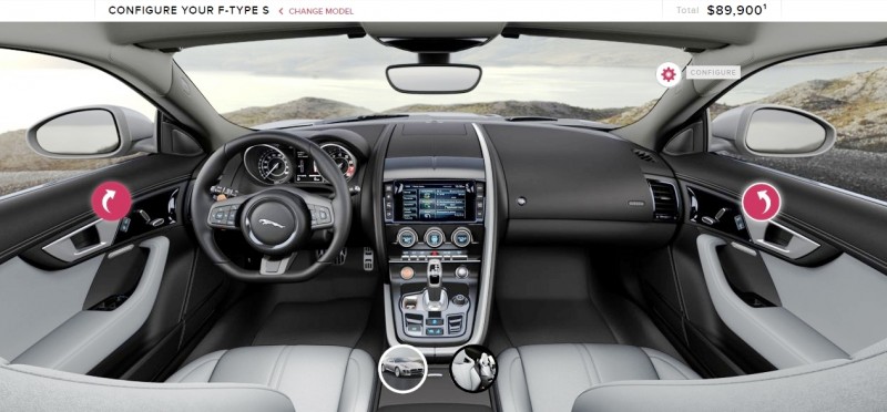 Car-Revs-Daily.com 2015 JAGUAR F-Type S Coupe - Options, Exteriors and Interior Colors Detailed92