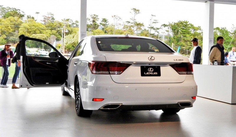 Car-Revs-Daily.com 2015 Lexus LS460 F Sport Crafted Line Is Most-Enhanced by Glossy Black and White Makeover 1