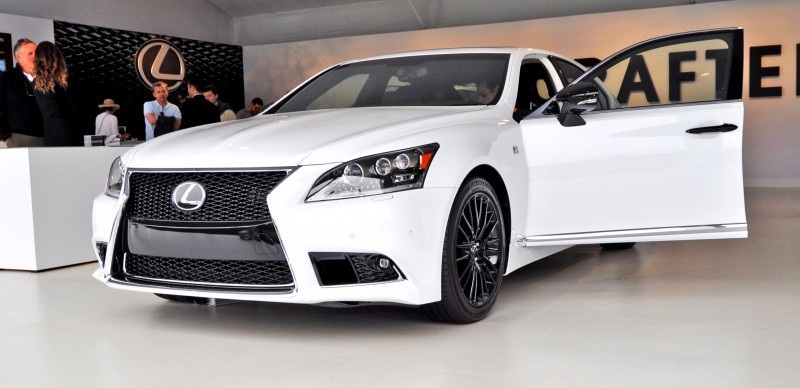 Car-Revs-Daily.com 2015 Lexus LS460 F Sport Crafted Line Is Most-Enhanced by Glossy Black and White Makeover 13