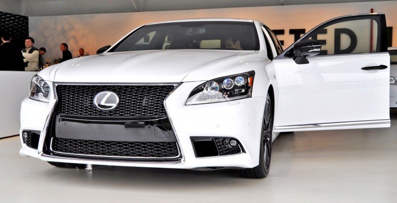 Car-Revs-Daily.com 2015 Lexus LS460 F Sport Crafted Line Is Most-Enhanced by Glossy Black and White Makeover 15