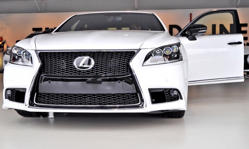 Car-Revs-Daily.com 2015 Lexus LS460 F Sport Crafted Line Is Most-Enhanced by Glossy Black and White Makeover 16