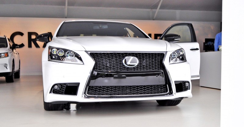 Car-Revs-Daily.com 2015 Lexus LS460 F Sport Crafted Line Is Most-Enhanced by Glossy Black and White Makeover 17