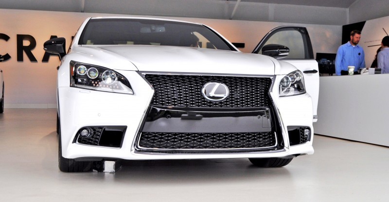 Car-Revs-Daily.com 2015 Lexus LS460 F Sport Crafted Line Is Most-Enhanced by Glossy Black and White Makeover 18