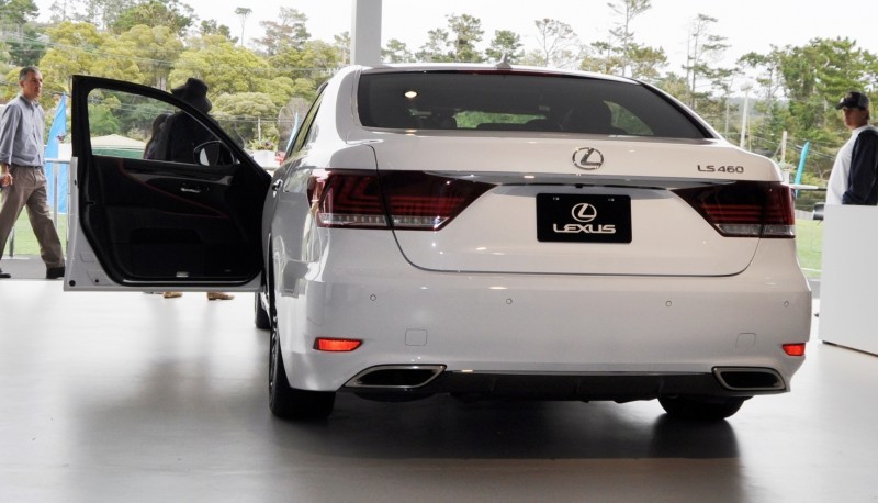 Car-Revs-Daily.com 2015 Lexus LS460 F Sport Crafted Line Is Most-Enhanced by Glossy Black and White Makeover 3