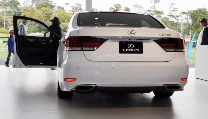 Car-Revs-Daily.com 2015 Lexus LS460 F Sport Crafted Line Is Most-Enhanced by Glossy Black and White Makeover 4