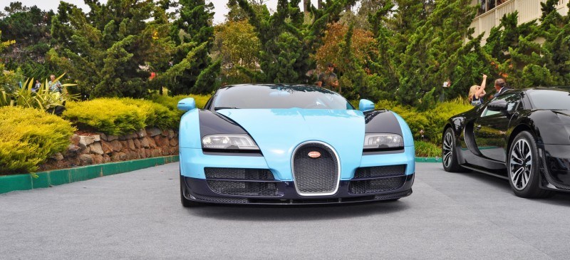 Car-Revs-Daily.com All Six Bugatti Veyron Legends Together In Pebble Beach 2014 15