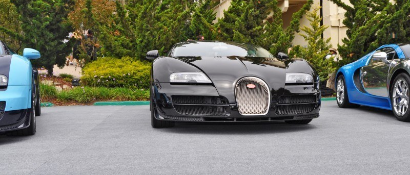 Car-Revs-Daily.com All Six Bugatti Veyron Legends Together In Pebble Beach 2014 23