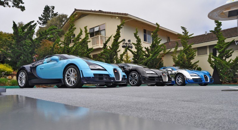 Car-Revs-Daily.com All Six Bugatti Veyron Legends Together In Pebble Beach 2014 5