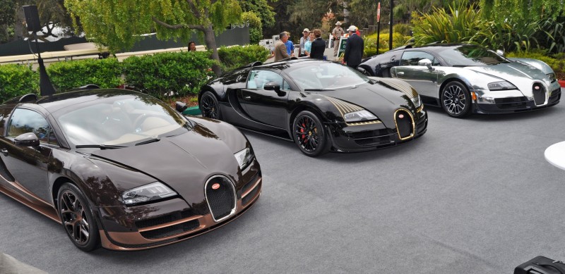 Car-Revs-Daily.com All Six Bugatti Veyron Legends Together In Pebble Beach 2014 60