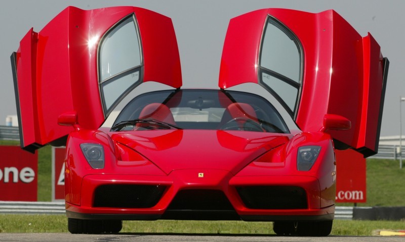 Car-Revs-Daily.com Hypercar Hall of Fame - 2003 Enzo Ferrari in 77 Original Maranello Launch Photos 12