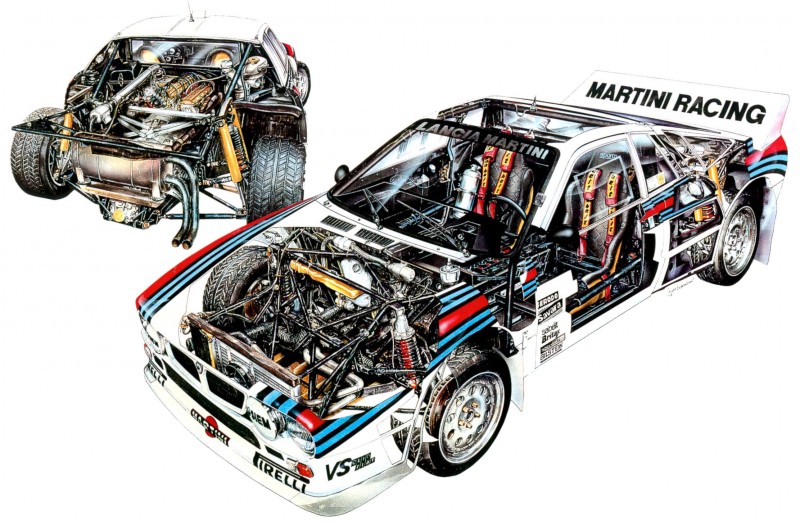 Car-Revs-Daily.com Rally Legends - 1983 Lancia Beta Montecarlo and 1982 Lancia 037 at Goodwood 2014 24